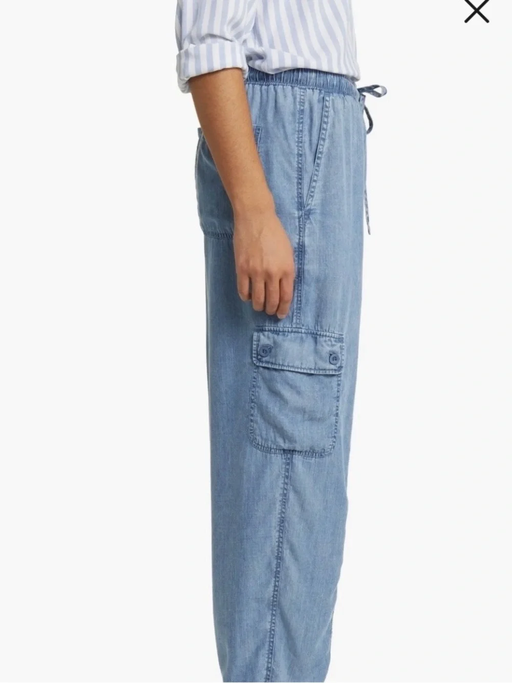 Beach Lunch Lounge Women's Andi Chambray Drawstring Joggers